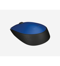Mouse Logitech WL M171 wireless 2,4 GHz blue/nero 910-004640 - uso ambidestro - 2 tasti + rotella - 1000dpi 3,5x6,1x9,7cm Mouse Logitech WL M171 wireless 2,4 GHz blue/nero 910-004640 - uso ambidestro - 2 tasti + rotella - 1000dpi 3,5x6,1x9,7cm