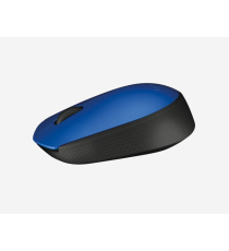 Mouse Logitech WL M171 wireless 2,4 GHz blue/nero 910-004640 - uso ambidestro - 2 tasti + rotella - 1000dpi 3,5x6,1x9,7cm