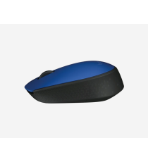 Mouse Logitech WL M171 wireless 2,4 GHz blue/nero 910-004640 - uso ambidestro - 2 tasti + rotella - 1000dpi 3,5x6,1x9,7cm