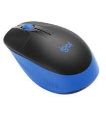 Mouse Logitech WL M190 full-size wireless 2,4 GHz nero/blue 910-005907 ambidestro 2 tasti + rotella - 1000dpi 4x6,6x11,5cm Mouse Logitech WL M190 full-size wireless 2,4 GHz nero/blue 910-005907 ambidestro 2 tasti + rotella - 1000dpi 4x6,6x11,5cm
