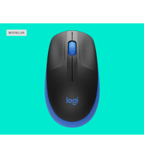 Mouse Logitech WL M190 full-size wireless 2,4 GHz nero/blue 910-005907 ambidestro 2 tasti + rotella - 1000dpi 4x6,6x11,5cm Mouse Logitech WL M190 full-size wireless 2,4 GHz nero/blue 910-005907 ambidestro 2 tasti + rotella - 1000dpi 4x6,6x11,5cm