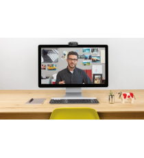Webcam Logitech C310 HD 960-001065 5mp videochiamate nitide e fluide (720p/30fps) con formato widescreen - con clip di montaggio
