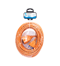 Prolunga elettrica 10 metri arancione -max 3680w- spina 16A 250V -presa P40 Schuko- fili in rame resistente di altissima qualità Prolunga elettrica 10 metri arancione -max 3680w- spina 16A 250V -presa P40 Schuko- fili in rame resistente di altissima qualitÃ