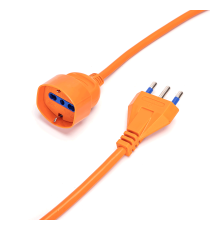 Prolunga elettrica 15 metri arancione -max 3680w- spina 16A 250V -presa P40 Schuko- fili in rame resistente di altissima qualità Prolunga elettrica 15 metri arancione -max 3680w- spina 16A 250V -presa P40 Schuko- fili in rame resistente di altissima qualitÃ
