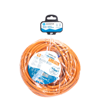 Prolunga elettrica 15 metri arancione -max 3680w- spina 16A 250V -presa P40 Schuko- fili in rame resistente di altissima qualità Prolunga elettrica 15 metri arancione -max 3680w- spina 16A 250V -presa P40 Schuko- fili in rame resistente di altissima qualitÃ