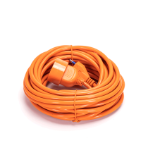 Prolunga elettrica 20 metri arancione -max 3680w- spina 16A 250V -presa P40 Schuko- fili in rame resistente di altissima qualità Prolunga elettrica 20 metri arancione -max 3680w- spina 16A 250V -presa P40 Schuko- fili in rame resistente di altissima qualità