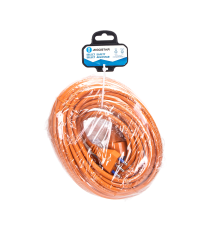 Prolunga elettrica 20 metri arancione -max 3680w- spina 16A 250V -presa P40 Schuko- fili in rame resistente di altissima qualità Prolunga elettrica 20 metri arancione -max 3680w- spina 16A 250V -presa P40 Schuko- fili in rame resistente di altissima qualitÃ