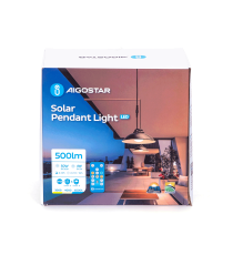 Lampada plafoniera solare led a sospensione 50W 500 lumen 3000K/4000K/6500K calda,fredda,naturale IP65 con telecomando Lampada plafoniera solare led a sospensione 50W 500 lumen 3000K/4000K/6500K calda,fredda,naturale IP65 con telecomando