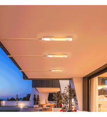 Lampada plafoniera solare led tubo a sospensione 50W 500 lumen 3000K/4000K/6500K calda,fredda,naturale IP65 con telecomando Lampada plafoniera solare led tubo a sospensione 50W 500 lumen 3000K/4000K/6500K calda,fredda,naturale IP65 con telecomando