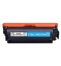 Toner W2121A ciano compatibile 212A con chip per Hp Color LaserJet Enterprise M578,M55,M554,M555 capacità 4.500 pagine