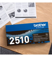 Brother TN-2510 nero toner originale per Brother MFC-L2800,L2835,L2860,DCP-L2660,HL-L2445 TN2510 capacità 1.200 pagine Brother TN-2510 nero toner originale per Brother MFC-L2800,L2835,L2860,DCP-L2660,HL-L2445 TN2510 capacità 1.200 pagine