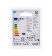 Lampadina Led T18 3.5W E14 300 lumen 3000K luce calda gialla misura L51W18H18mm - ideale per frigo,cappa - luce refrigeratore