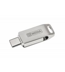 Pendrive dual 64GB USB MyMedia My Dual 3.2 69270 Chiavetta in metallo 2 in 1 - USB Tipo-C e USB Tipo-A USB 3.2 Gen 1 Pendrive dual 64GB USB MyMedia My Dual 3.2 69270 Chiavetta in metallo 2 in 1 - USB Tipo-C e USB Tipo-A USB 3.2 Gen 1