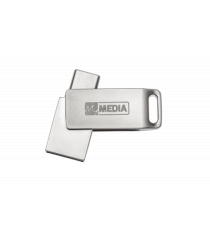 Pendrive dual 64GB USB MyMedia My Dual 3.2 69270 Chiavetta in metallo 2 in 1 - USB Tipo-C e USB Tipo-A USB 3.2 Gen 1 Pendrive dual 64GB USB MyMedia My Dual 3.2 69270 Chiavetta in metallo 2 in 1 - USB Tipo-C e USB Tipo-A USB 3.2 Gen 1