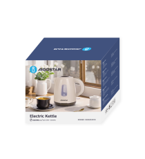Bollitore elettrico in plastica bianco - 1850-2200W - capacità 1,2 litri - Bpa Free - Protezione in caso di acqua insufficiente Bollitore elettrico in plastica bianco - 1850-2200W - capacità 1,2 litri - Bpa Free - Protezione in caso di acqua insufficiente
