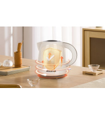 Bollitore elettrico in plastica bianco - 1850-2200W - capacità 1,2 litri - Bpa Free - Protezione in caso di acqua insufficiente Bollitore elettrico in plastica bianco - 1850-2200W - capacità 1,2 litri - Bpa Free - Protezione in caso di acqua insufficiente