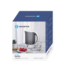 Bollitore elettrico in plastica da viaggio bianco 650W capacità 600ml - Bpa Free - con 2 bicchieri e 2 chiucchiaini inclusi Bollitore elettrico in plastica da viaggio bianco 650W capacità 600ml - Bpa Free - con 2 bicchieri e 2 chiucchiaini inclusi