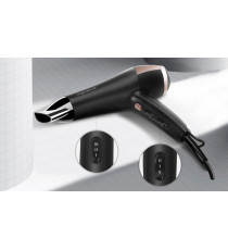 Asciugacapelli agli ioni nero e rosa 2000-2400W - phon 2 velocità e 3 regolazioni di calore L249xW99xH286mm certificato Aigostar Asciugacapelli agli ioni nero e rosa 2000-2400W - phon 2 velocità e 3 regolazioni di calore L249xW99xH286mm certificato Aigostar