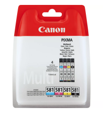 Multipack Canon CLI-581 BK/C/M/Y 2103C004AA cartuccia originale per Canon TS6150,8150,9150,TR7550,8550 cli-581x4 da 5.6ml Multipack Canon CLI-581 BK/C/M/Y 2103C004AA cartuccia originale per Canon TS6150,8150,9150,TR7550,8550 cli-581x4 da 5.6ml