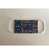 MASCHERINA PER BAMBINI - PALLINI COLORATI - MOD.2 IN 100% COTONE OEKO-TEX ANALLERGICO LAVABILE A 60 GRADI - MADE IN ITALY MASCHERINA PER BAMBINI - PALLINI COLORATI - MOD.2 IN 100% COTONE OEKO-TEX ANALLERGICO LAVABILE A 60 GRADI - MADE IN ITALY