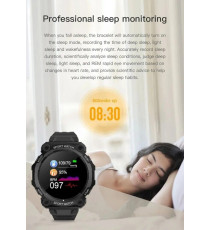 Orologio Smartwatch FD68 nero generico black bracciale attività - fitness - cardiofrequenzimetro Bluetooth multifunzione