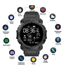 Orologio Smartwatch FD68 rosso generico red bracciale attività - fitness - cardiofrequenzimetro Bluetooth multifunzione