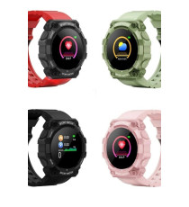 Orologio Smartwatch FD68 rosso generico red bracciale attività - fitness - cardiofrequenzimetro Bluetooth multifunzione