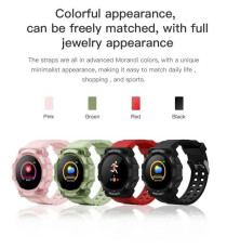 Orologio Smartwatch FD68 verde generico green bracciale attività - fitness - cardiofrequenzimetro Bluetooth multifunzione