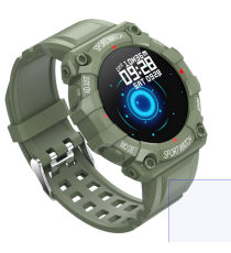 Orologio Smartwatch FD68 verde generico green bracciale attività - fitness - cardiofrequenzimetro Bluetooth multifunzione