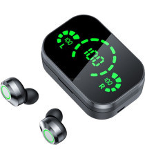 Coppia auricolari YD03 Black generico con display led Earphone Bluetooth V5.3 WI-FI cuffie TWS alta qualità iOS ANDROID Coppia auricolari YD03 Black generico con display led Earphone Bluetooth V5.3 WI-FI cuffie TWS alta qualità iOS ANDROID