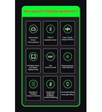 Coppia auricolari YD03 Black generico con display led Earphone Bluetooth V5.3 WI-FI cuffie TWS alta qualità iOS ANDROID Coppia auricolari YD03 Black generico con display led Earphone Bluetooth V5.3 WI-FI cuffie TWS alta qualità iOS ANDROID