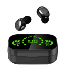 Coppia auricolari YD04 Black generico con display led Earphone Bluetooth V5.3 WI-FI cuffie TWS alta qualità iOS ANDROID Coppia auricolari YD04 Black generico con display led Earphone Bluetooth V5.3 WI-FI cuffie TWS alta qualità iOS ANDROID