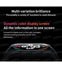 Smart Band M7s yellow generico giallo bracciale attività - fitness - cardiofrequenzimetro Bluetooth smartwatch schermo da 0.96"