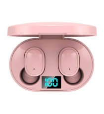 Coppia auricolari E6S pink generico rosa con display led Earphone Bluetooth V5.2 WI-FI cuffie TWS alta qualità iOS ANDROID Coppia auricolari E6S pink generico rosa con display led Earphone Bluetooth V5.2 WI-FI cuffie TWS alta qualità iOS ANDROID