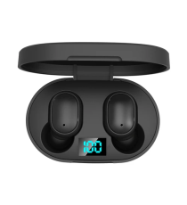 Coppia auricolari E6S black generico nero con display led Earphone Bluetooth V5.2 WI-FI cuffie TWS alta qualità iOS ANDROID Coppia auricolari E6S black generico nero con display led Earphone Bluetooth V5.2 WI-FI cuffie TWS alta qualità iOS ANDROID