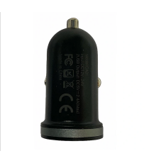 Caricatore da auto CA01 2 porte usb 2.1A da 12W nero universale accendisigari car charger Input: DC 12-24V Output: DC 5.0V/2.1A Caricatore da auto CA01 2 porte usb 2.1A da 12W nero universale accendisigari car charger Input: DC 12-24V Output: DC 5.0V/2.1A
