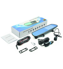 Camera car SJ54 2in1 Dvr con camera posteriore - schermo 4.5" Full Hd 1080P -Night vision-Cyclic recording - Dash cam - G-sensor Camera car SJ54 2in1 Dvr con camera posteriore - schermo 4.5" Full Hd 1080P -Night vision-Cyclic recording - Dash cam - G-sensor