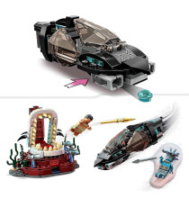 Lego Marvel - La stanza del trono di Re Namor - Lego 76213 Set dal Film Black Panther con Sottomarino e 3 Minifigure ANNI 7+ Lego Marvel - La stanza del trono di Re Namor - Lego 76213 Set dal Film Black Panther con Sottomarino e 3 Minifigure ANNI 7+