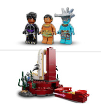 Lego Marvel - La stanza del trono di Re Namor - Lego 76213 Set dal Film Black Panther con Sottomarino e 3 Minifigure ANNI 7+ Lego Marvel - La stanza del trono di Re Namor - Lego 76213 Set dal Film Black Panther con Sottomarino e 3 Minifigure ANNI 7+