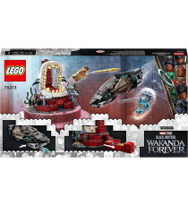 Lego Marvel - La stanza del trono di Re Namor - Lego 76213 Set dal Film Black Panther con Sottomarino e 3 Minifigure ANNI 7+ Lego Marvel - La stanza del trono di Re Namor - Lego 76213 Set dal Film Black Panther con Sottomarino e 3 Minifigure ANNI 7+