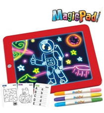 Magic Pad 3DX9 rossa Lavagna Magica Luminosa 3D Con Pennarelli Stencil Bambini Gioco educativo green Magic Pad 3DX9 rossa Lavagna Magica Luminosa 3D Con Pennarelli Stencil Bambini Gioco educativo green