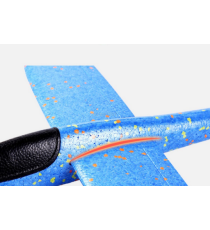 Aereo blu in schiuma EPP 48cm - molto resistente e flessibile - design aerodinamico - facile da montare e smontare