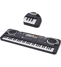 Pianola elettronica digitale PI4 - pianoforte con 61 tasti e microfono - Suono reale e tocco di un vero pianoforte 54x17x4,3cm