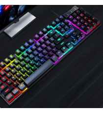 Tastiera gaming illuminata TF20 104 TASTI - Design compatto Dimensioni: 445x135x4mm - cavo usb 1,5 metri - tasto on-off luci Tastiera gaming illuminata TF20 104 TASTI - Design compatto Dimensioni: 445x135x4mm - cavo usb 1,5 metri - tasto on-off luci