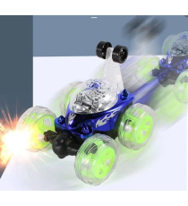 Macchina acrobatica telecomandata stunt car - con luci led ed effetti sonori - max 20 km/h - ruota a 360 gradi fino a 20mt