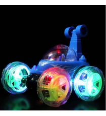 Macchina acrobatica telecomandata stunt car - con luci led ed effetti sonori - max 20 km/h - ruota a 360 gradi fino a 20mt