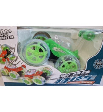 Macchina acrobatica telecomandata stunt car - con luci led ed effetti sonori - max 20 km/h - ruota a 360 gradi fino a 20mt