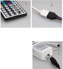 Striscia led smd 2835 IP 20 con illuminazione RGB 5 metri banda con telecomando per modificare intensità e colore - da interno Striscia led smd 2835 IP 20 con illuminazione RGB 5 metri banda con telecomando per modificare intensità e colore - da interno