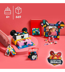 Lego Dots Disney - Il KIT Back to School di Topolino e Minnie LEGO 41964 Portagioie,Portafoto,Bacheca e Patch Adesiva ANNI 6+ Lego Dots Disney - Il KIT Back to School di Topolino e Minnie LEGO 41964 Portagioie,Portafoto,Bacheca e Patch Adesiva ANNI 6+