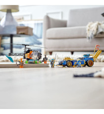 Lego Ninjago - Auto da corsa di Jay e Nya - EVOLUTION - Lego 71776 Incredibile veicolo ninja 2 in 1 ANNI 7+ Lego Ninjago - Auto da corsa di Jay e Nya - EVOLUTION - Lego 71776 Incredibile veicolo ninja 2 in 1 ANNI 7+